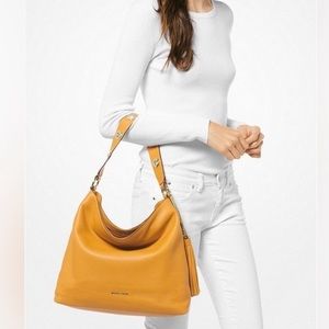 Michael Kors Brooklyn Large Leather bag Marigold